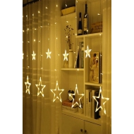 Perde Led Işık Yıldızlı  2,5 X 1 Metre 