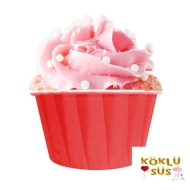 Muffin Kek Kapsülü Kırmızı (25 adet) Muffin Kek Kapsülü Kırmızı (25 adet)