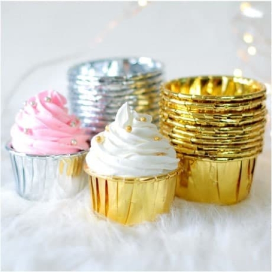 Muffin Kek Kapsülü Altın (10 adet)