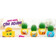 Toptan Emoji  Çim Adam 24 Adet