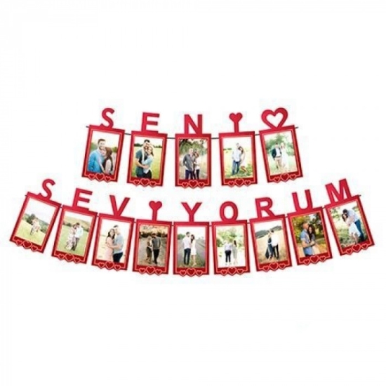 Seni Seviyorum Foto Banner 150 cm