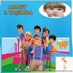 Rafadan Tayfa Temalı Doğum Günü Poster Afişi