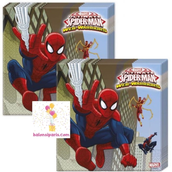 Spiderman Peçete (16 adet)