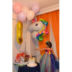 Unicorn Uçan Balon Seti-