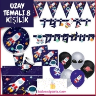 Uzay 8 Kişilik Parti Seti