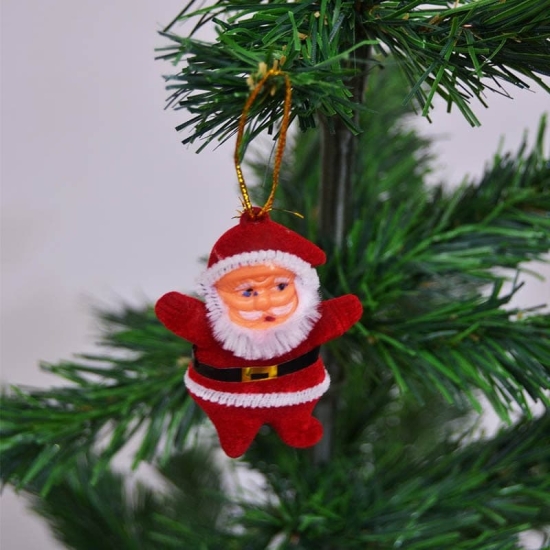Yılbaşı Ağacı Süsü Noel Baba 6 Adet