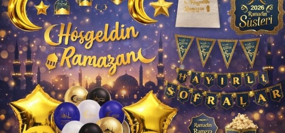 2026 Ramazan süsleri - Hoşgeldin Ramazan konsept dekor