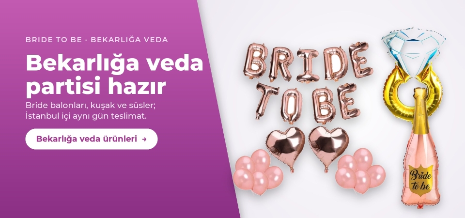 Bekarlığa veda partisi hazır: Bride to Be rose gold balon seti, yüzük ve şampanya folyo balon