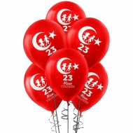 23 Nisan Baskılı Balon 100 Adet