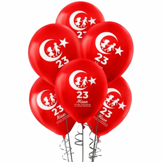 23 Nisan Baskılı Balon 100 Adet