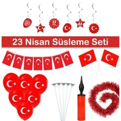 23 Nisan Süsleme Seti Evde