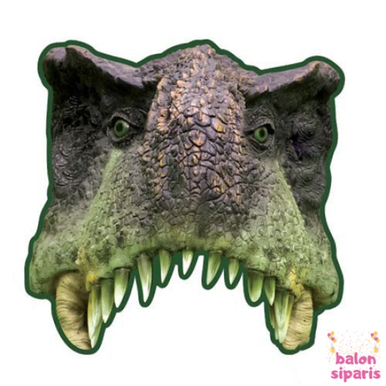 Jurassic Dinozor Kağıt Maske 6 Adet