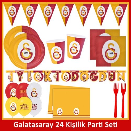 Galatasaray 24 Kişilik Parti Seti
