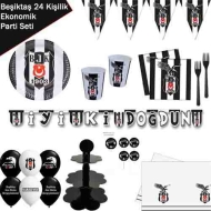 Beşiktaş Lisanslı Parti Seti (24 Kişilik) 