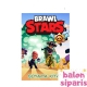 Brawl Star Boyama Kitabı 16 Sayfa (Sticker + Maskeli)