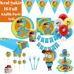 Kral Şakir Action Full Parti Seti 16 Kişilik