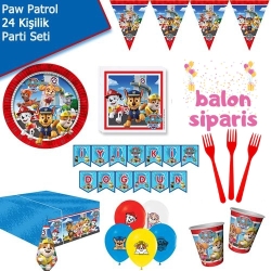 Paw Patrol Ekonomik Parti Seti (24 Kişilik)