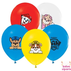 Paw Patrol Baskılı Balon (10 Adet)