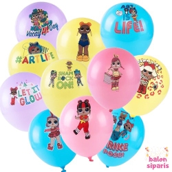 Lol Bebek Temalı Balon (10 Adet)