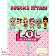 LOL Bebek Boyama Kitabı Stickerlı (16 Sayfa)