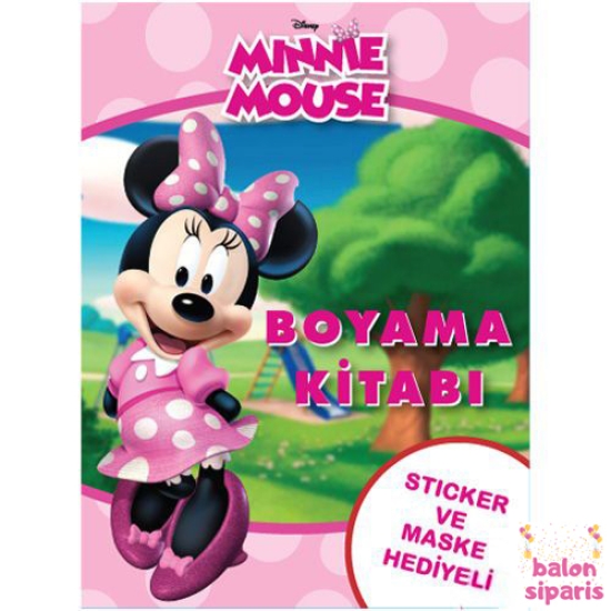 Minnie Mouse Boyama Kitabı Stickerlı (16 Sayfa)