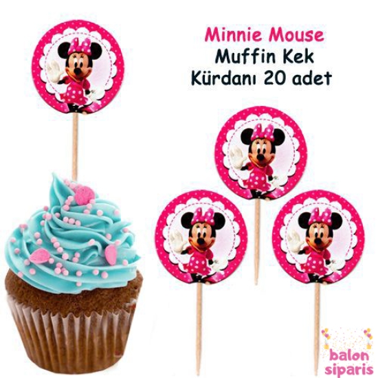 Minnie Mouse Kürdan (20 Adet)