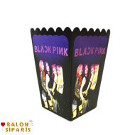 Black Pink Temalı Patlamış Mısır Kutusu 8'li
