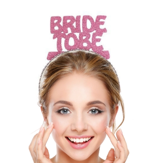 Bride To Be Simli Eva Taç Pembe