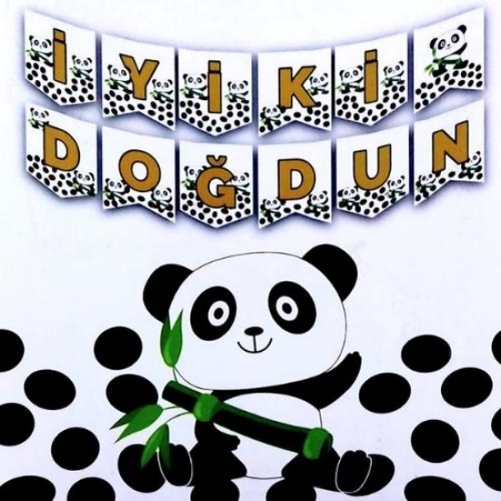 Panda İyi ki Doğdun Yazısı