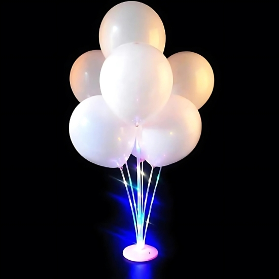 Işıklı Balon Standı + 7 parlak balon