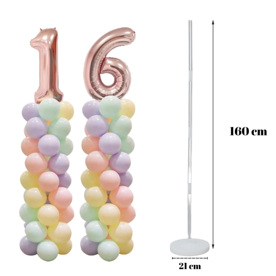 Balon Standı Kule 160 cm (A-Kalite) Balon Standı Kule 160 cm (A-Kalite)