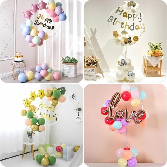 Yuvarlak Balon Standı (Hülohop) 160 Cm