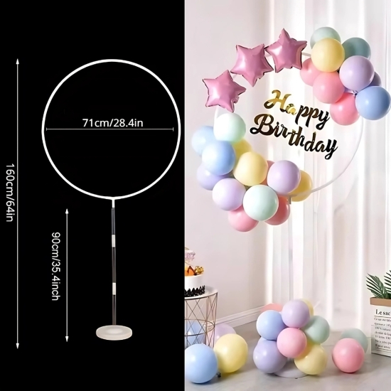 Yuvarlak Balon Standı (Hülohop) 160 Cm