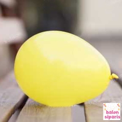 Mini Sarı Balon 10 Adet