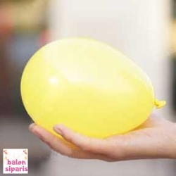 Mini Sarı Balon 10 Adet