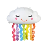 Tassel Cloud Gökkuşağı Folyo Balon Tassel Cloud Gökkuşağı Folyo Balon