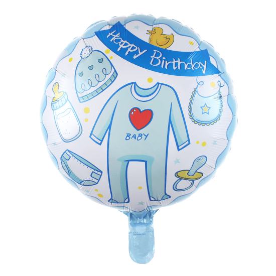 Yeni Doğan Bebek Mavi Folyo Balon