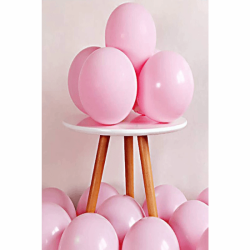 Makaron Pembe Balon 15 Adet