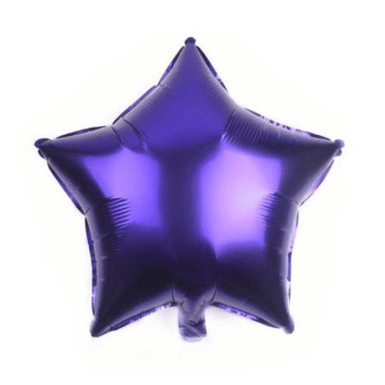Yıldız Folyo Balon Mor (45 cm)