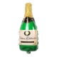 Şampanya Şişesi Folyo Balon Yeşil