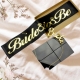 Bride To Be Kuşak ve Taç Set Siyah Altın