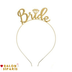 Bride Metal Taç Gold