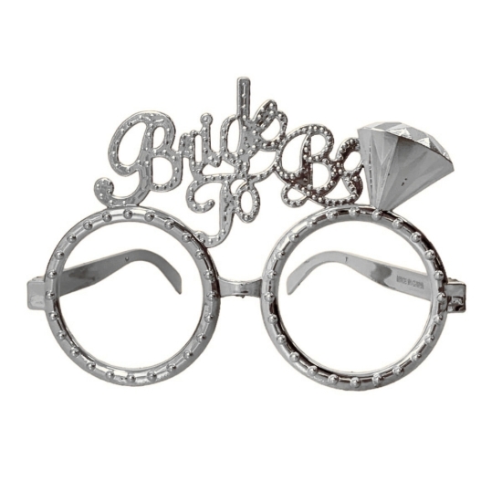 Bride To Be Plastik Gözlük Taç Set Gümüş Bride To Be Plastik Gözlük Taç Set Gümüş