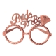 Bride To Be Plastik Gözlük Taç Set Rose Gold Bride To Be Plastik Gözlük Taç Set Rose Gold