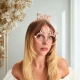 Bride To Be Plastik Gözlük Taç Set Rose Gold Bride To Be Plastik Gözlük Taç Set Rose Gold