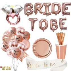 Bride To Be Bekarlığa Veda Kullan At Seti Rose Gold