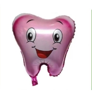 Diş Pembe Folyo Balon 50 cm Diş Pembe Folyo Balon 50 cm