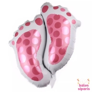 Ayak İzi Pembe Folyo Balon Ayak İzi Pembe Folyo Balon