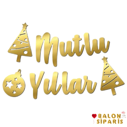 Mutlu Yıllar Kaligrafi Banner