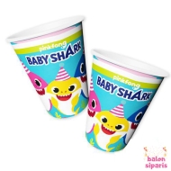 Baby Shark Bardak (8 adet)